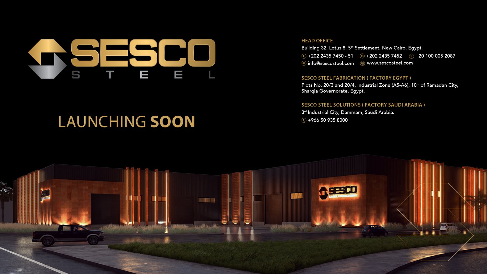 SESCO STEEL - Launching Soon